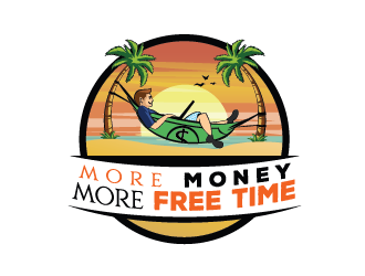 More Money More Free Time logo design by Bl_lue