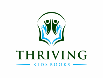 Thriving Kids Books logo design by christabel