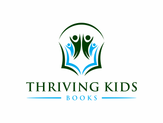 Thriving Kids Books logo design by christabel