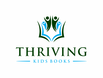 Thriving Kids Books logo design by christabel