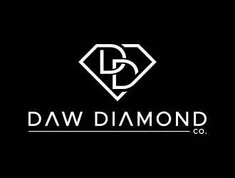 Daw Diamond Co. logo design by lexipej