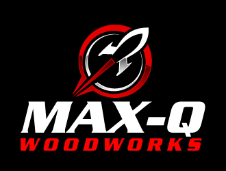 Max-Q Woodworks logo design by AamirKhan