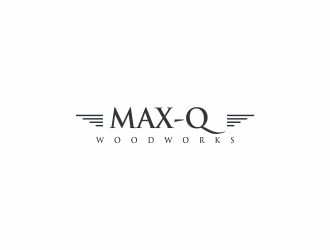 Max-Q Woodworks logo design by santrie