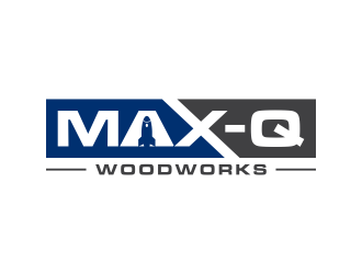 Max-Q Woodworks logo design by GassPoll