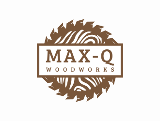 Max-Q Woodworks logo design by veter