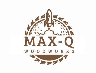 Max-Q Woodworks logo design by veter