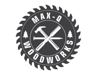 Max-Q Woodworks logo design by AamirKhan