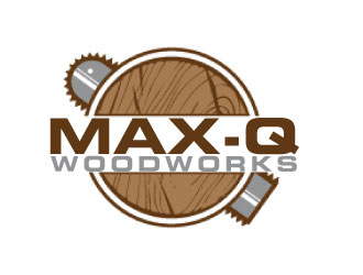 Max-Q Woodworks logo design by AamirKhan