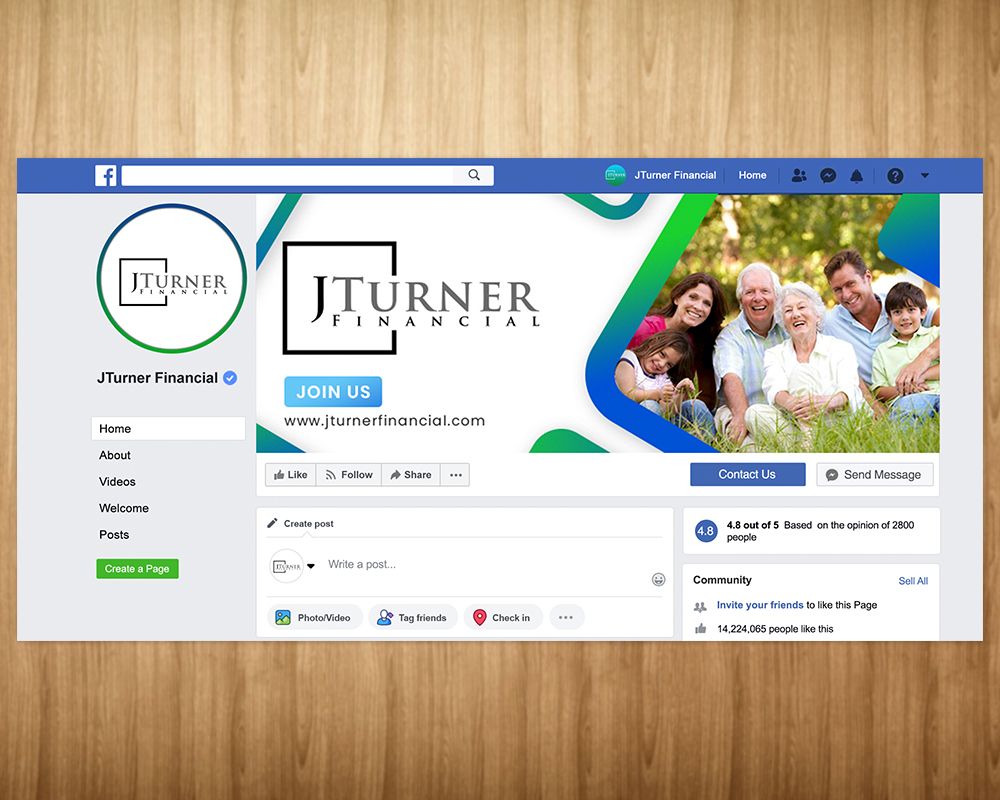 JTurner Financial logo design by MastersDesigns