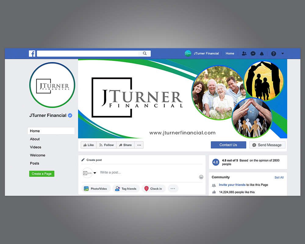 JTurner Financial logo design by MastersDesigns