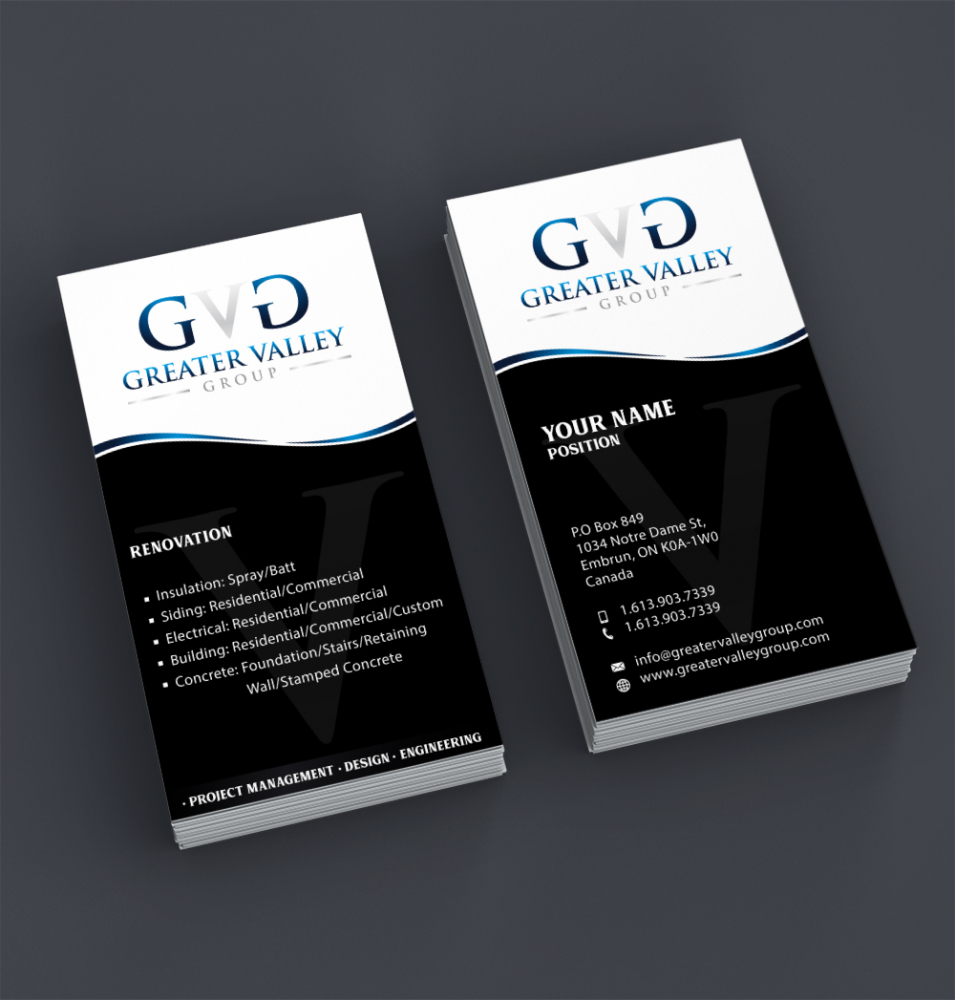 Greater Valley Group (GVG) logo design by Sofia Shakir