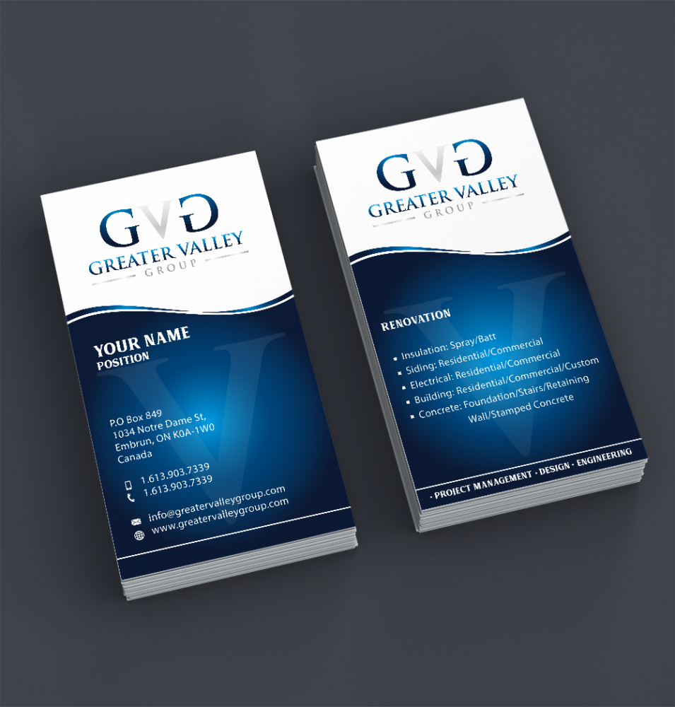 Greater Valley Group (GVG) logo design by Sofia Shakir