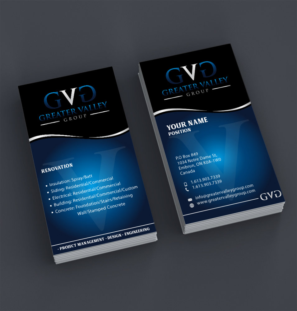 Greater Valley Group (GVG) logo design by Sofia Shakir