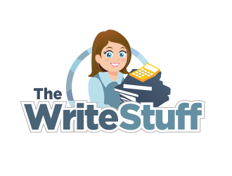 The Write Stuff logo design by M J