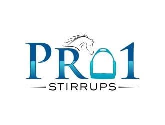 Pro1 Stirrups logo design by AnandArts