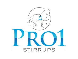Pro1 Stirrups logo design by AnandArts