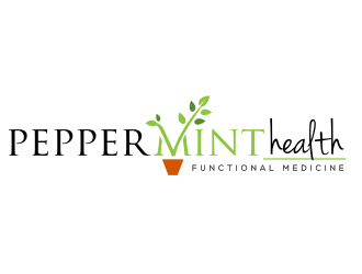 Peppermint Health Functional Medicine logo design by Rossee
