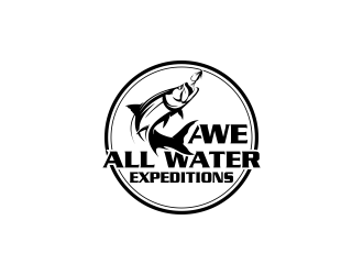 All Water Expeditions logo design by oke2angconcept