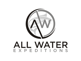 All Water Expeditions logo design by rief