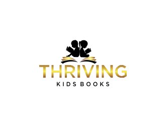 Thriving Kids Books logo design by oke2angconcept