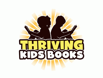 Thriving Kids Books logo design by Bananalicious