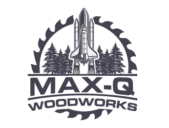 Max-Q Woodworks logo design by axel182