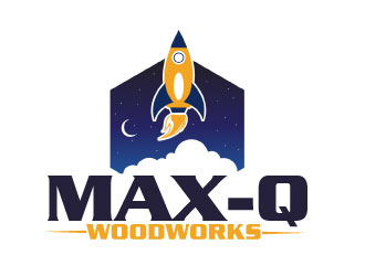 Max-Q Woodworks logo design by AamirKhan