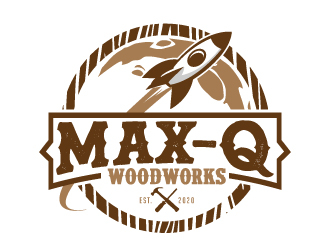 Max-Q Woodworks logo design by jaize