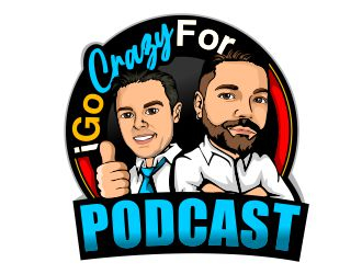 iGoCrazyFor Podcast logo design by veron