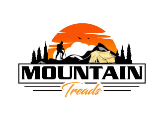 Mountain Treads logo design by Suvendu