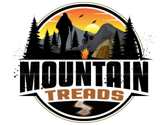 Mountain Treads logo design by Suvendu