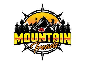 Mountain Treads logo design by Suvendu