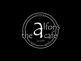 Cafe Alfons logo design by ArRizqu