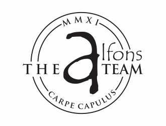 Cafe Alfons logo design by rokenrol