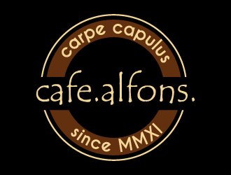 Cafe Alfons logo design by axel182