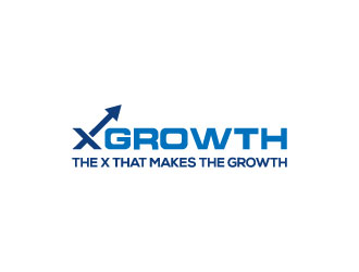xGrowth logo design by aryamaity