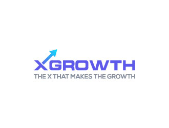 xGrowth logo design by aryamaity