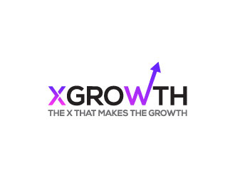 xGrowth logo design by aryamaity