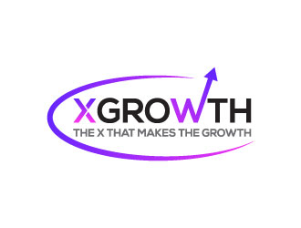 xGrowth logo design by aryamaity