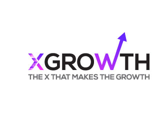 xGrowth logo design by aryamaity