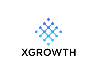xGrowth logo design by Galfine