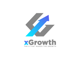 xGrowth logo design by WRDY