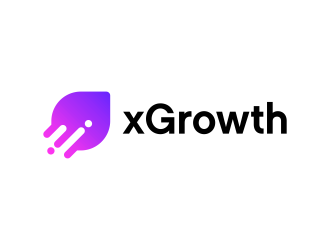 xGrowth logo design by mukleyRx