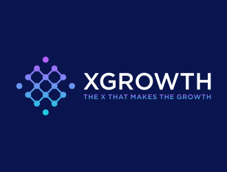 xGrowth logo design by Galfine