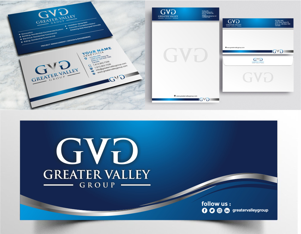 Greater Valley Group (GVG) logo design by zizze23