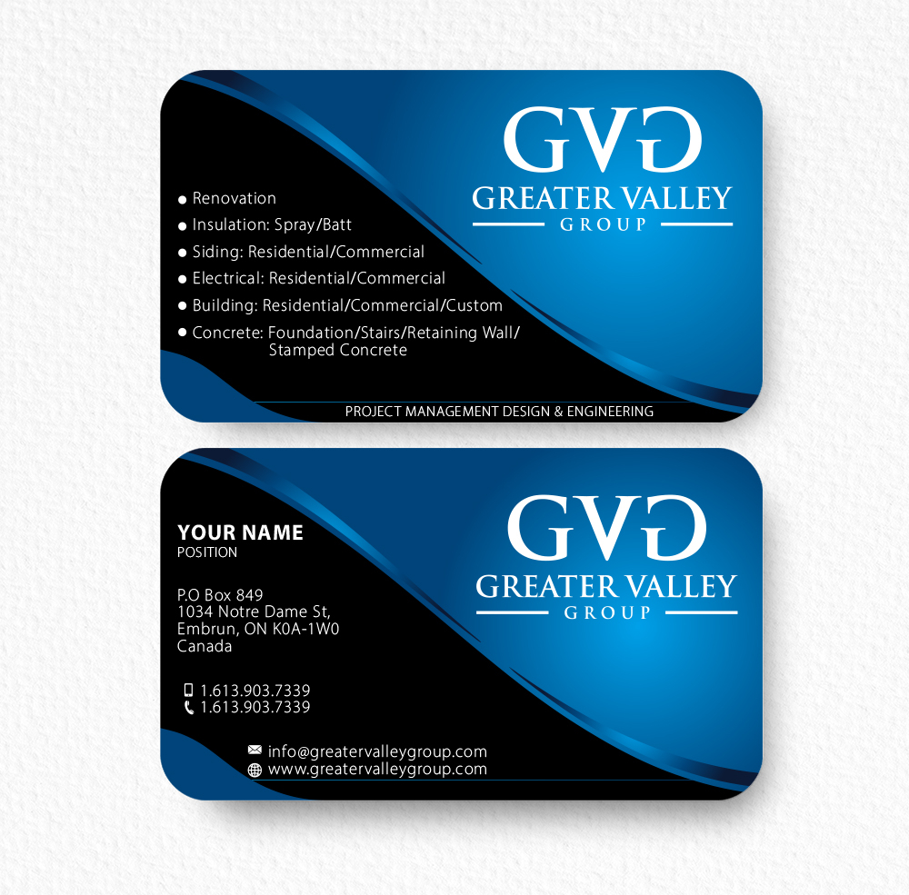 Greater Valley Group (GVG) logo design by Sofia Shakir