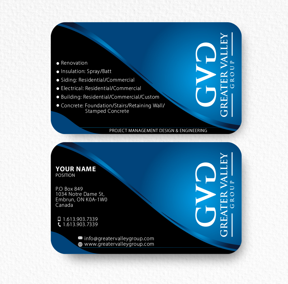 Greater Valley Group (GVG) logo design by Sofia Shakir