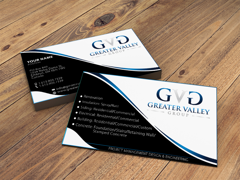 Greater Valley Group (GVG) logo design by Sofia Shakir