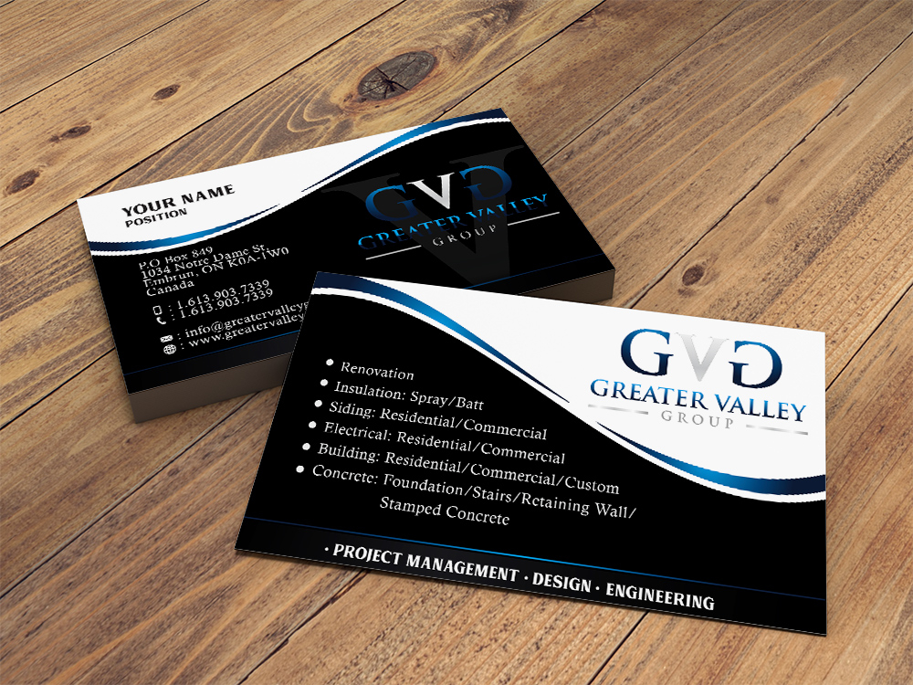 Greater Valley Group (GVG) logo design by Sofia Shakir