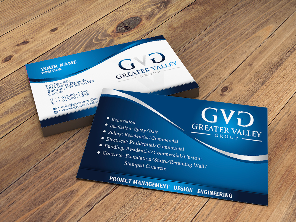 Greater Valley Group (GVG) logo design by Sofia Shakir